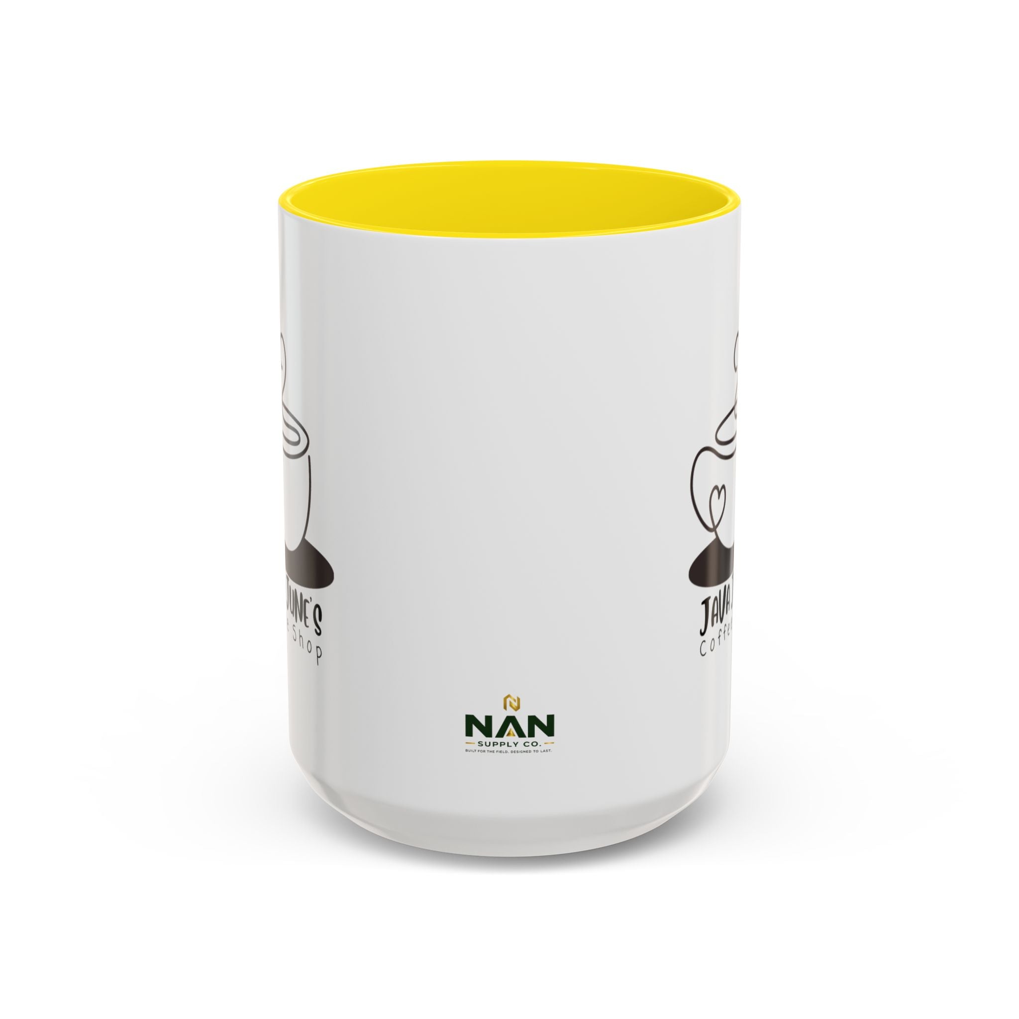 Java June’s Coffee Shop Accent Mug — 11/15oz Ceramic Coffee Cup