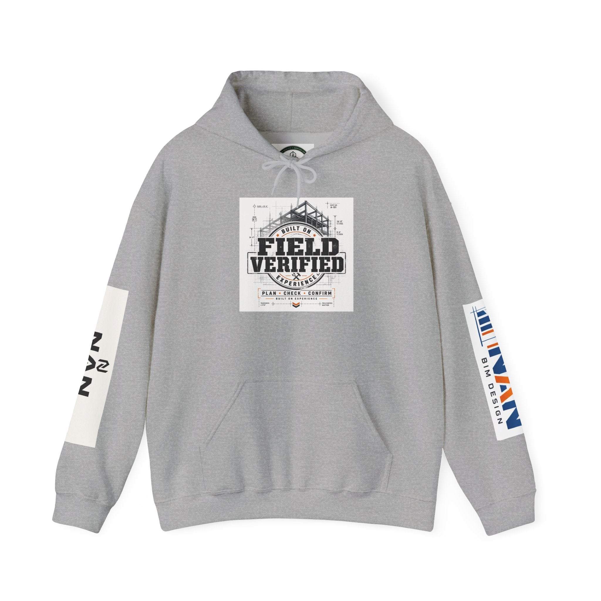 Field Verified Hoodie — NAN Construction Logo Hooded Sweatshirt