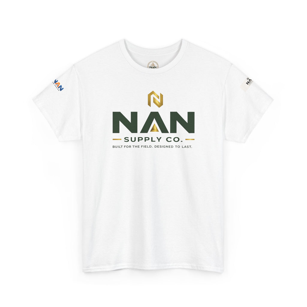 Nan Supply Co. Logo T‑Shirt — Construction Crew White Tee