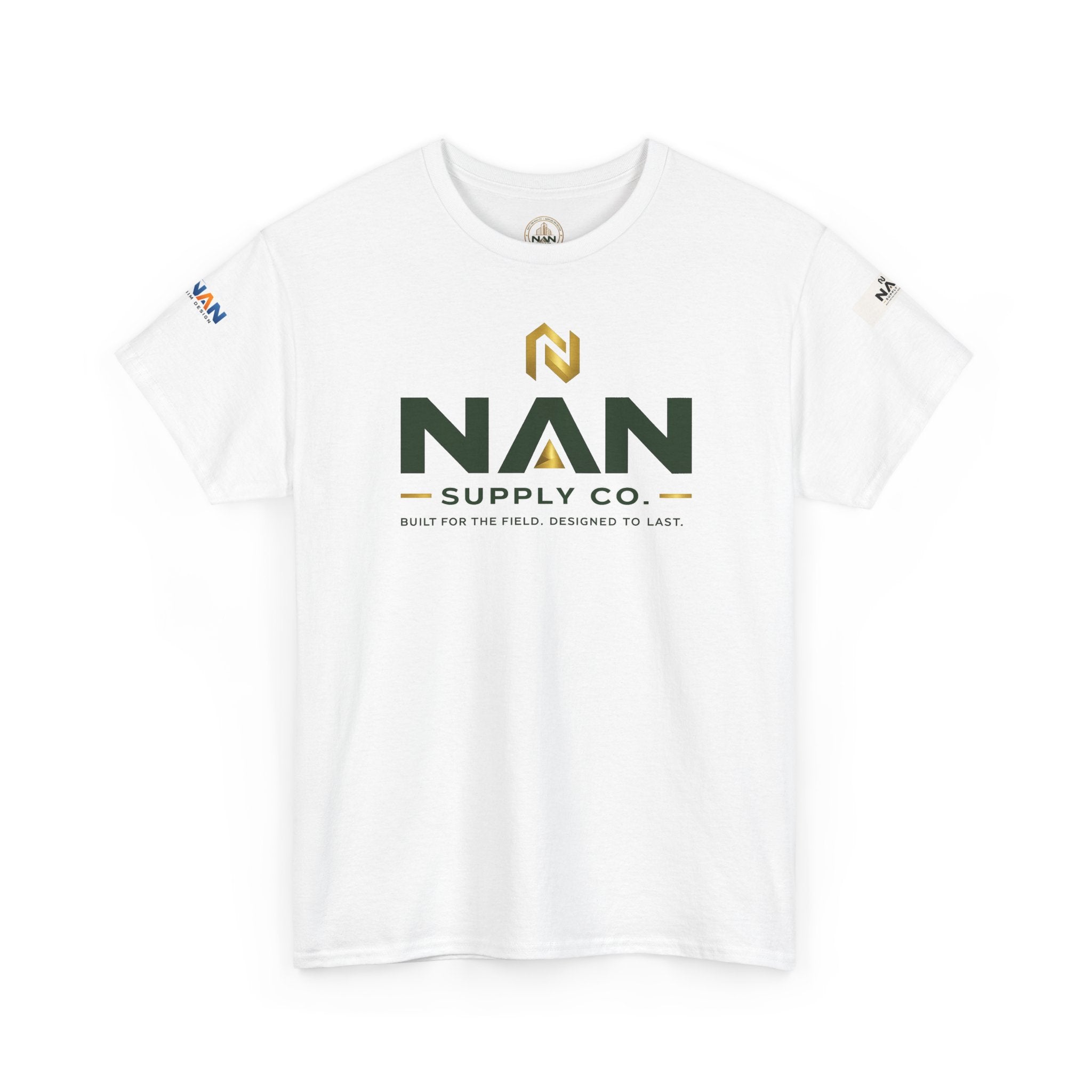 Nan Supply Co. Logo T‑Shirt — Construction Crew White Tee