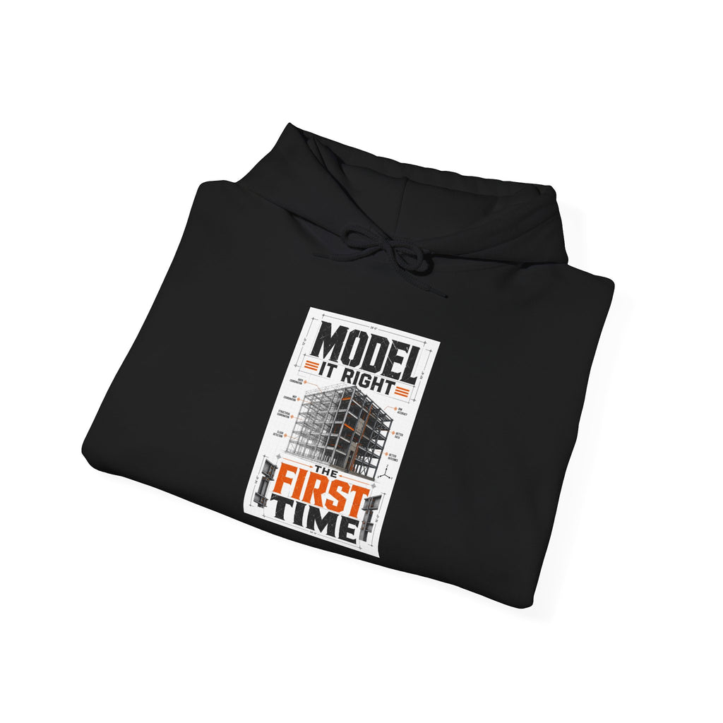 Model It Right Hoodie — NAN First Time Logo Pullover
