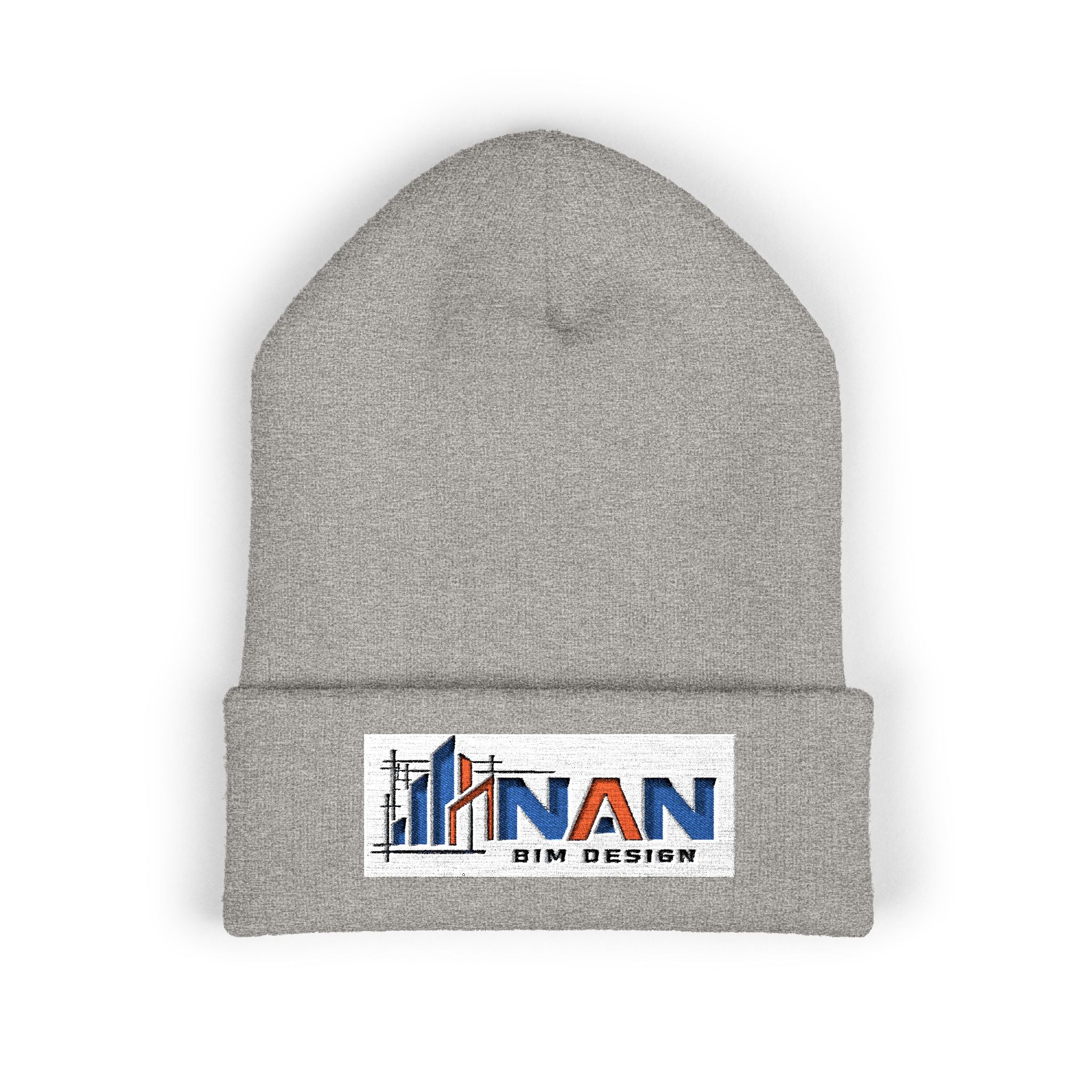 Embroidered "Nan" Classic Cuffed Beanie — Cozy Winter Hat for Grandmother Gifts