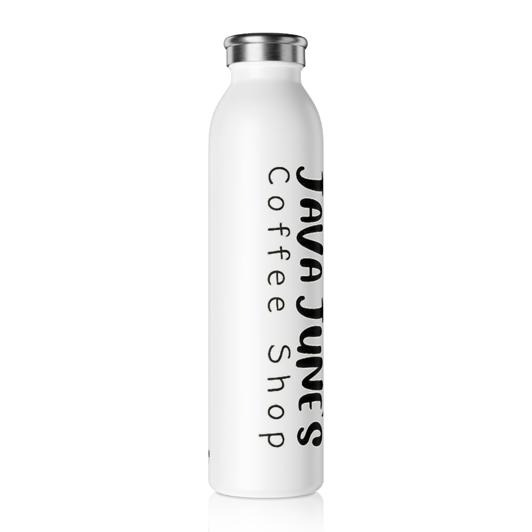 DRAFT Slim Water Bottle — "Java June's Coffee Shop" Branded Stainless Steel Bottle