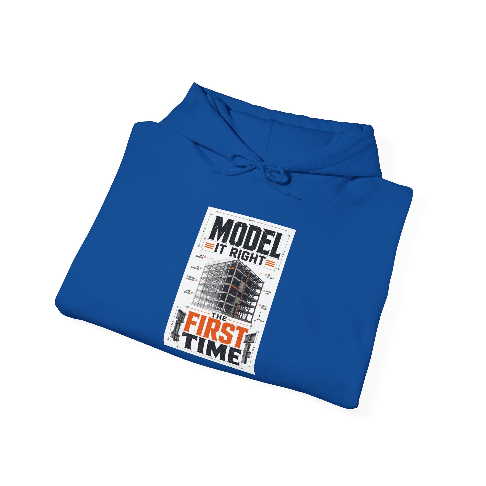 Model It Right Hoodie — NAN First Time Logo Pullover