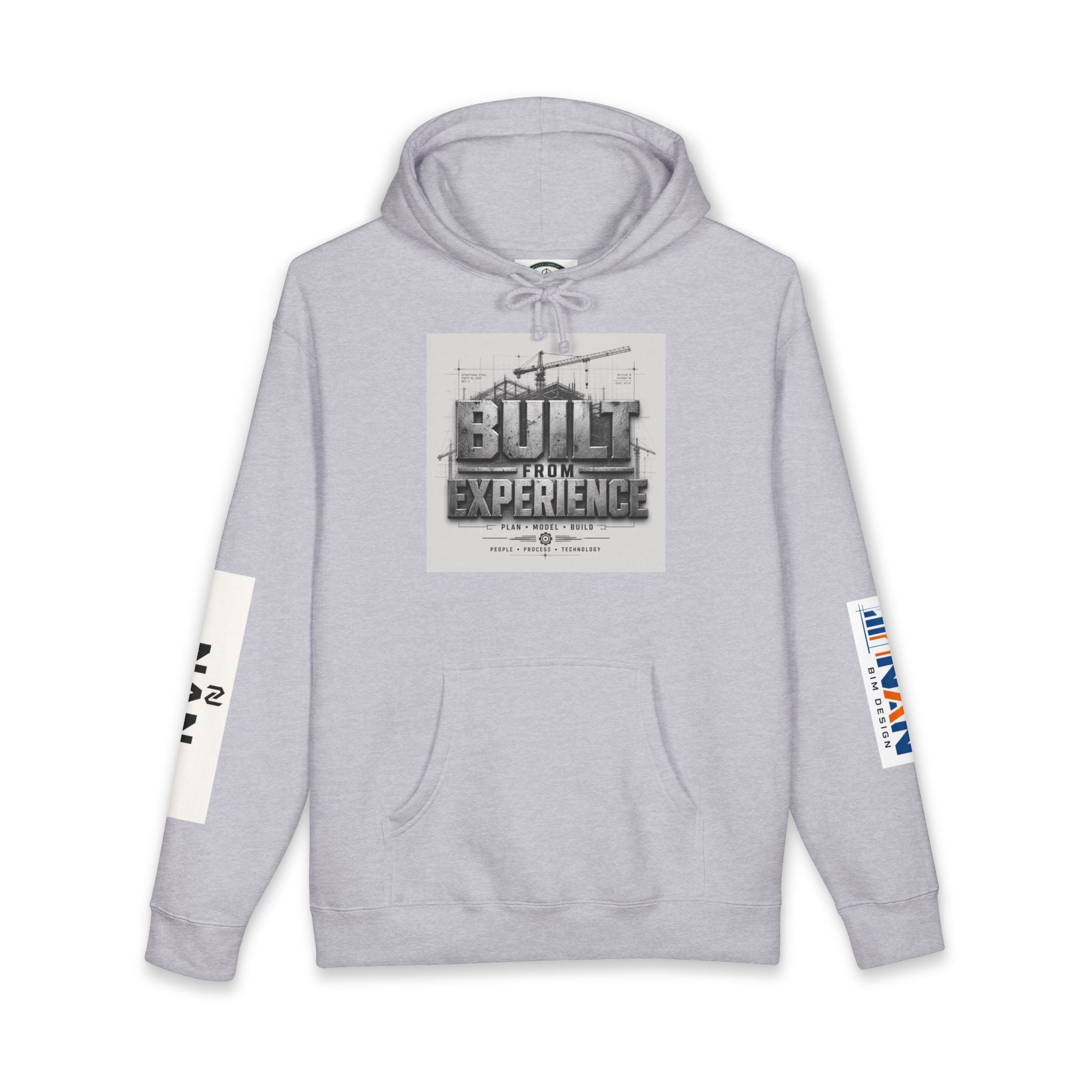 Hoodie — "Built From Experience" Minimalist Crew: Established 2026 Hooded Sweatshirt