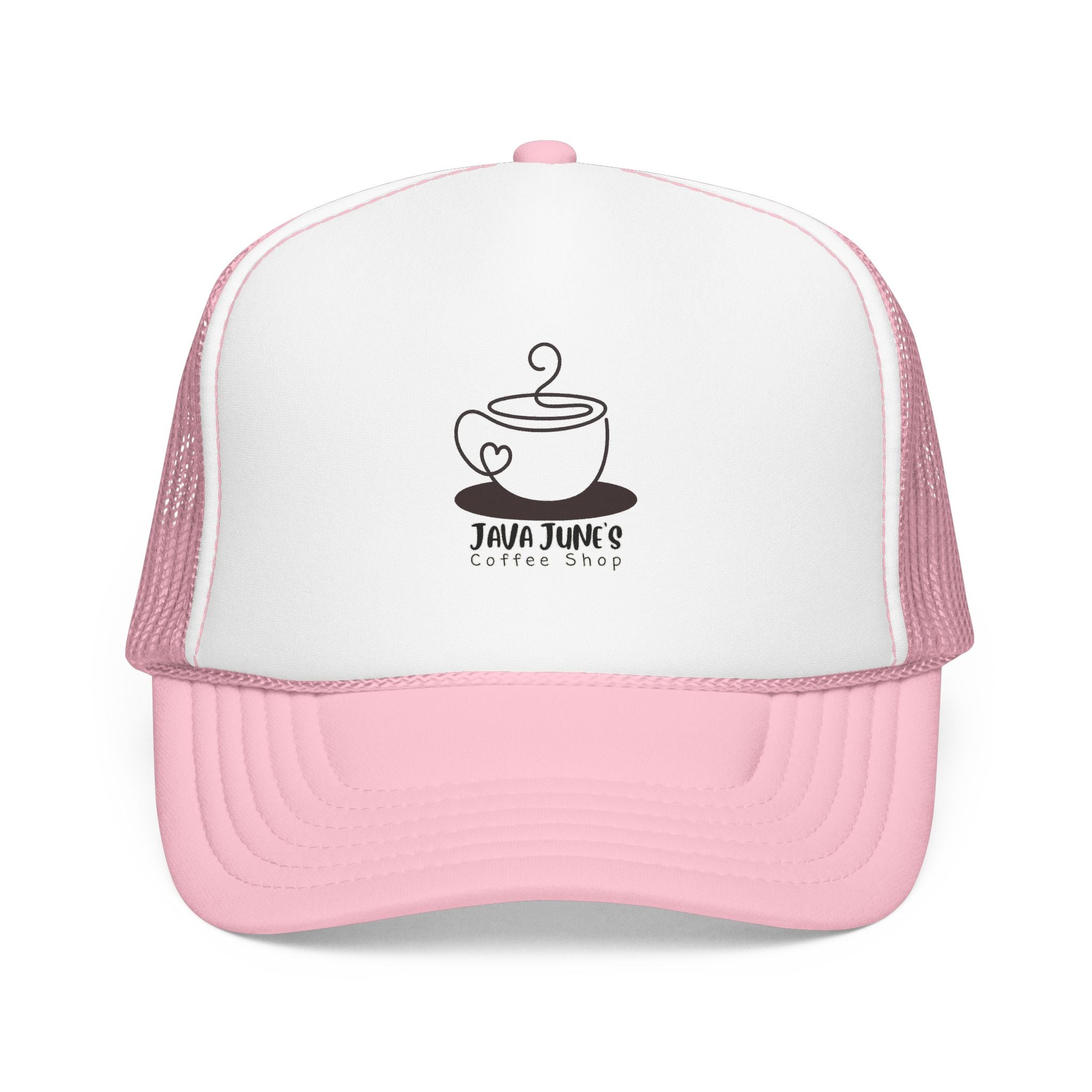 Coffee Shop Trucker Hat – Java June’s Logo Foam Cap