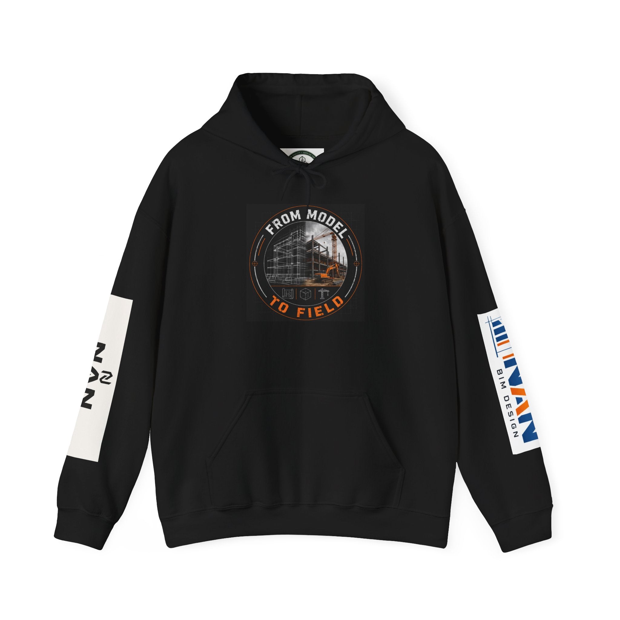 Hoodie — "From Model to Field" Branded Workwear