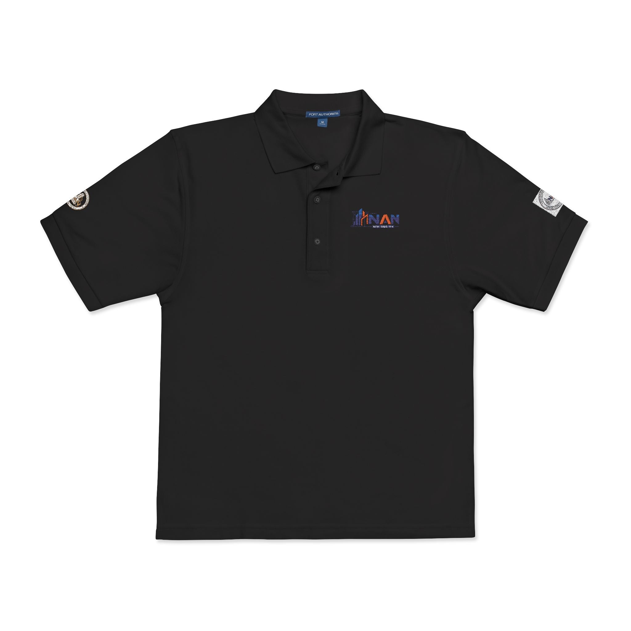 Embroidered Polo Shirt — Colorful Team Logo Work Polo