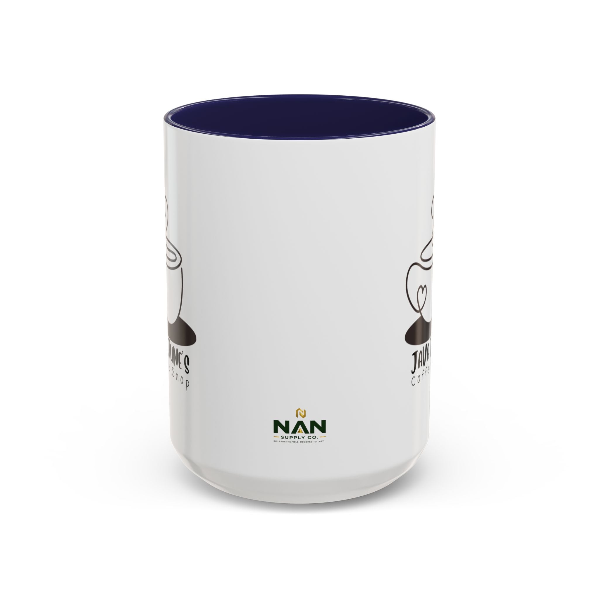 Java June’s Coffee Shop Accent Mug — 11/15oz Ceramic Coffee Cup