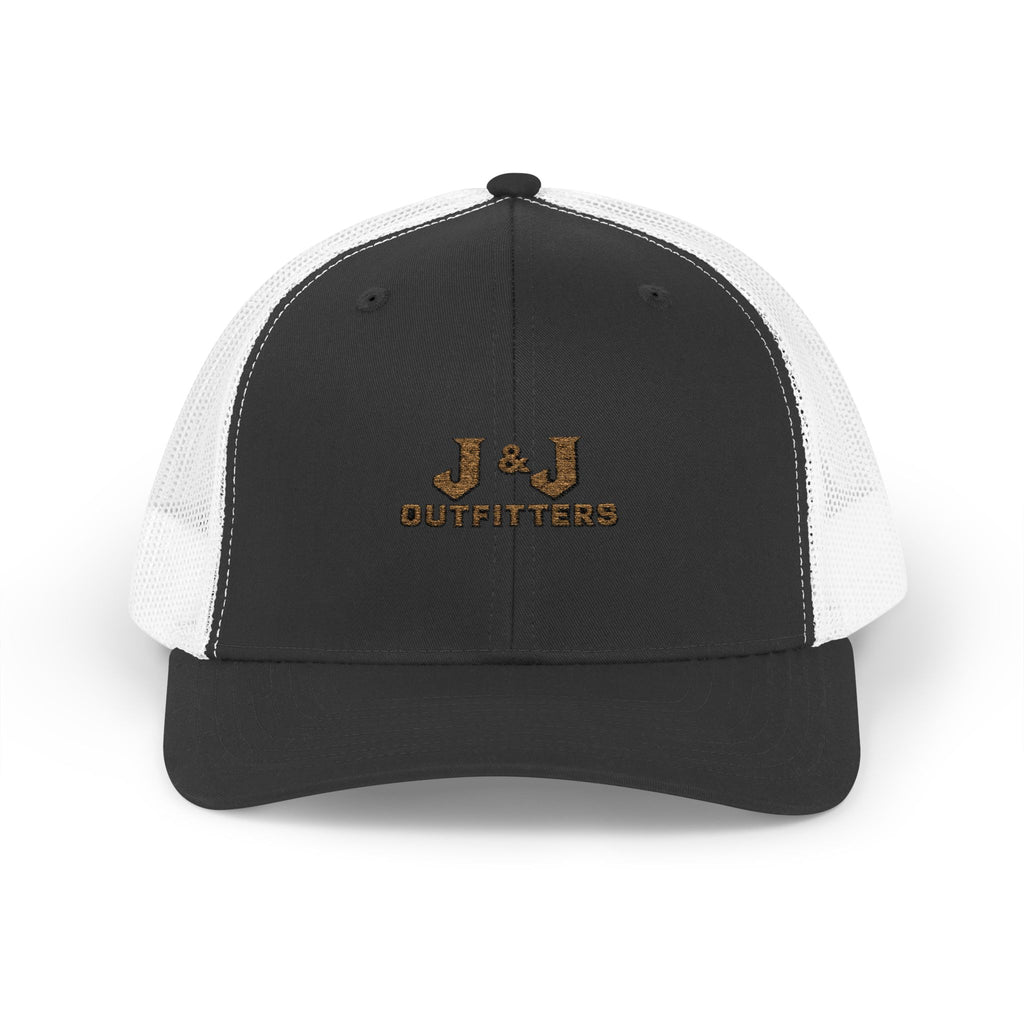 Trucker Cap - 'J & J Outfitters' Leopard Logo Snapback