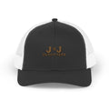Trucker Cap - 'J & J Outfitters' Leopard Logo Snapback