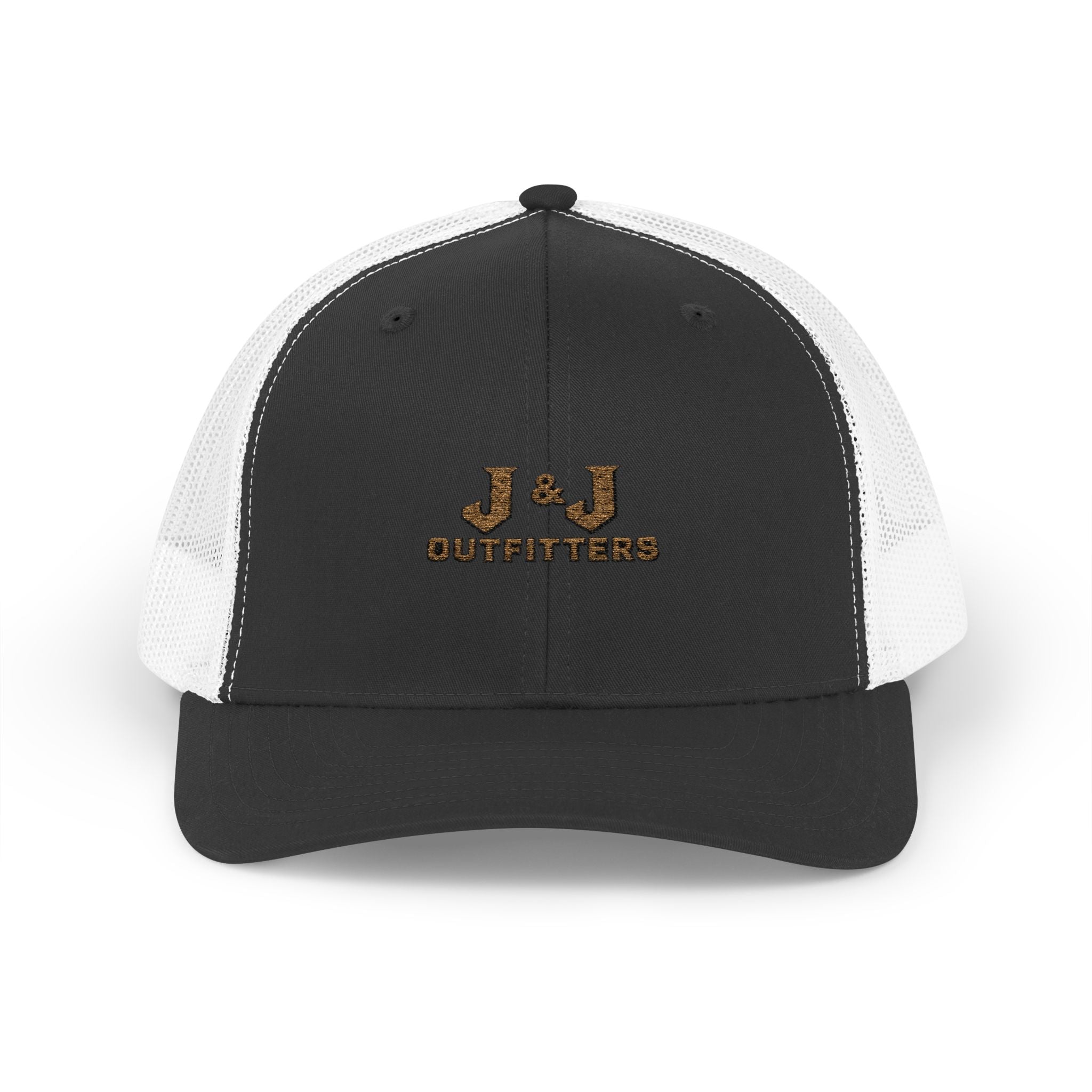 Trucker Cap - 'J & J Outfitters' Leopard Logo Snapback