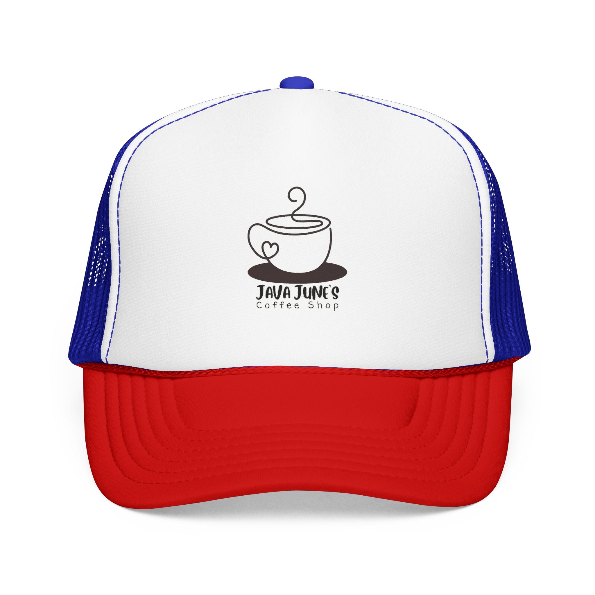 Coffee Shop Trucker Hat – Java June’s Logo Foam Cap