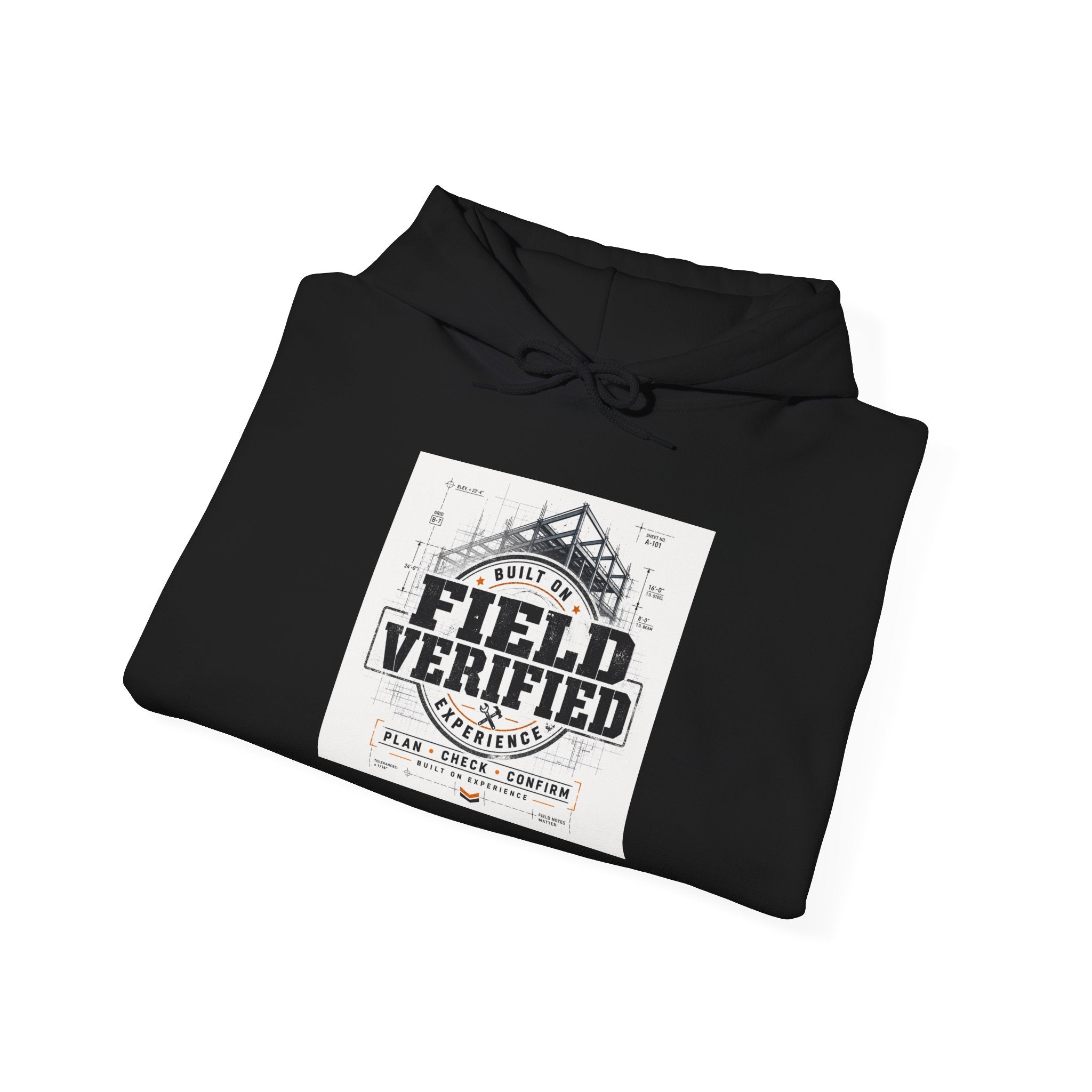Field Verified Hoodie — NAN Construction Logo Hooded Sweatshirt