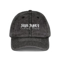 DRAFT Vintage Embroidered Baseball Cap — "Java Juno Coffeehouse" Washed Cotton