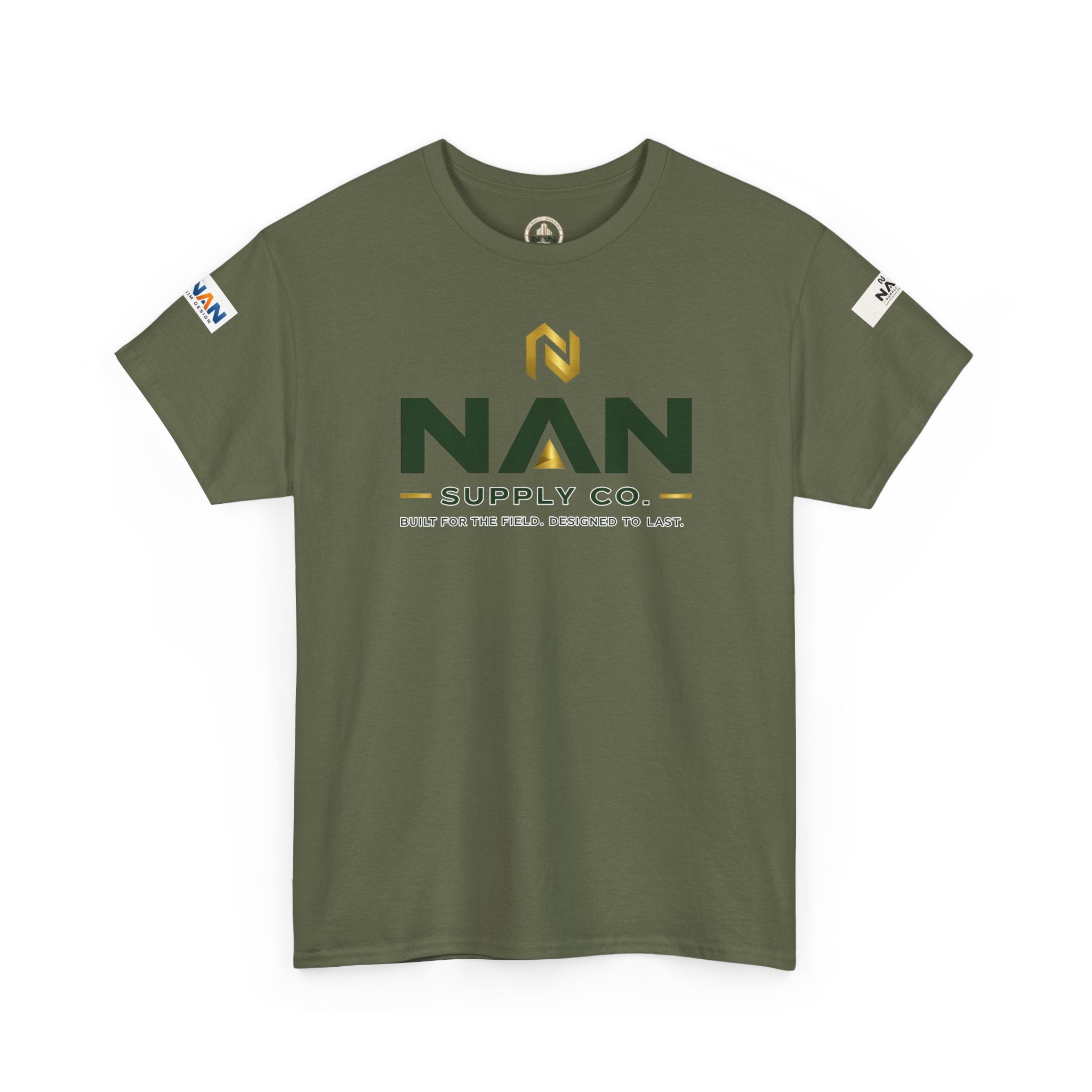 Nan Supply Co. Logo T‑Shirt — Construction Crew White Tee