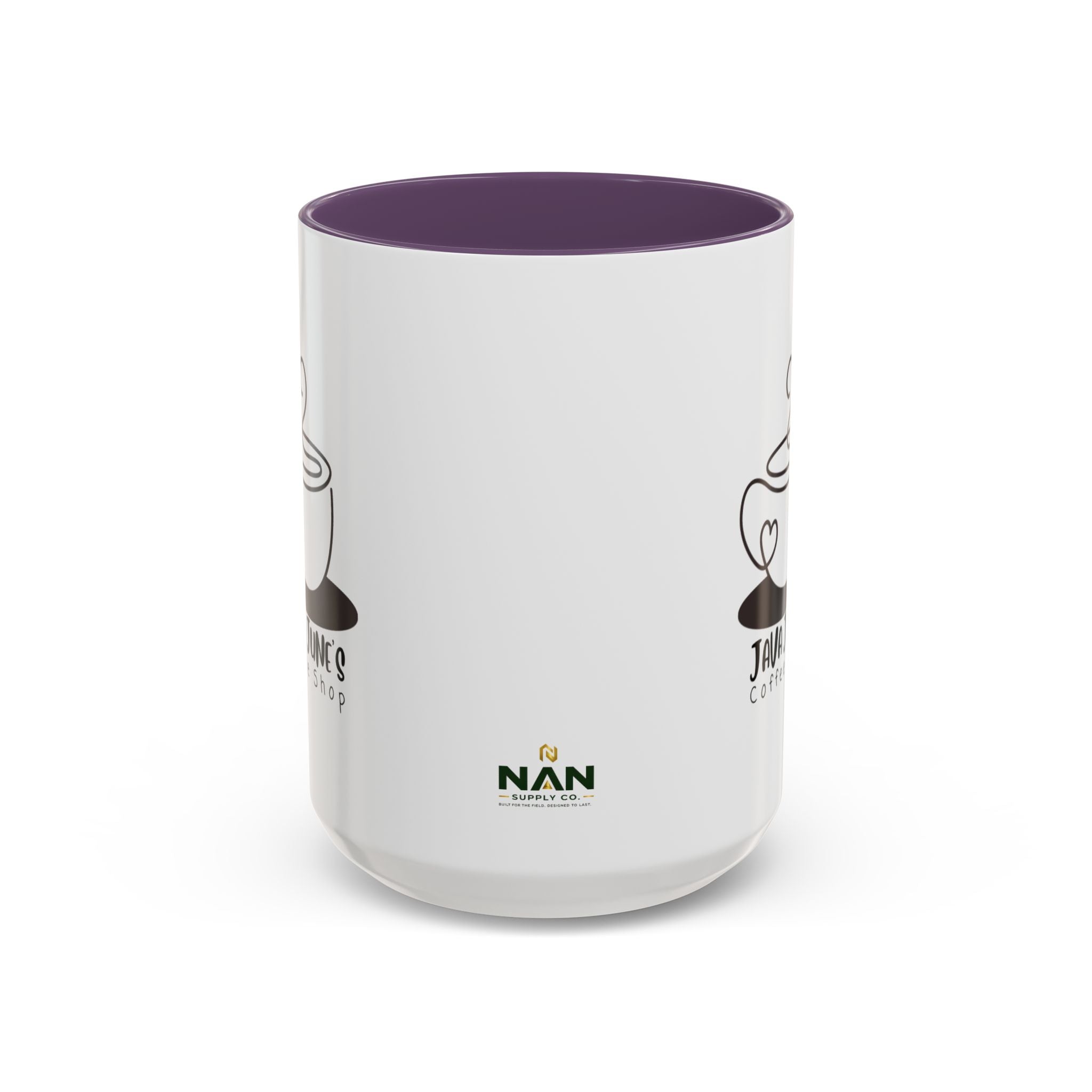 Java June’s Coffee Shop Accent Mug — 11/15oz Ceramic Coffee Cup