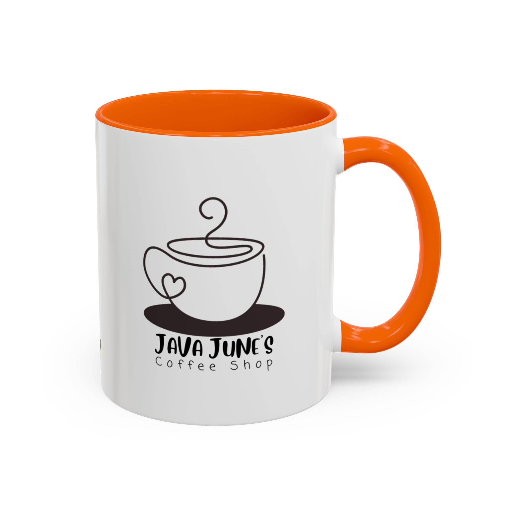 Java June’s Coffee Shop Accent Mug — 11/15oz Ceramic Coffee Cup