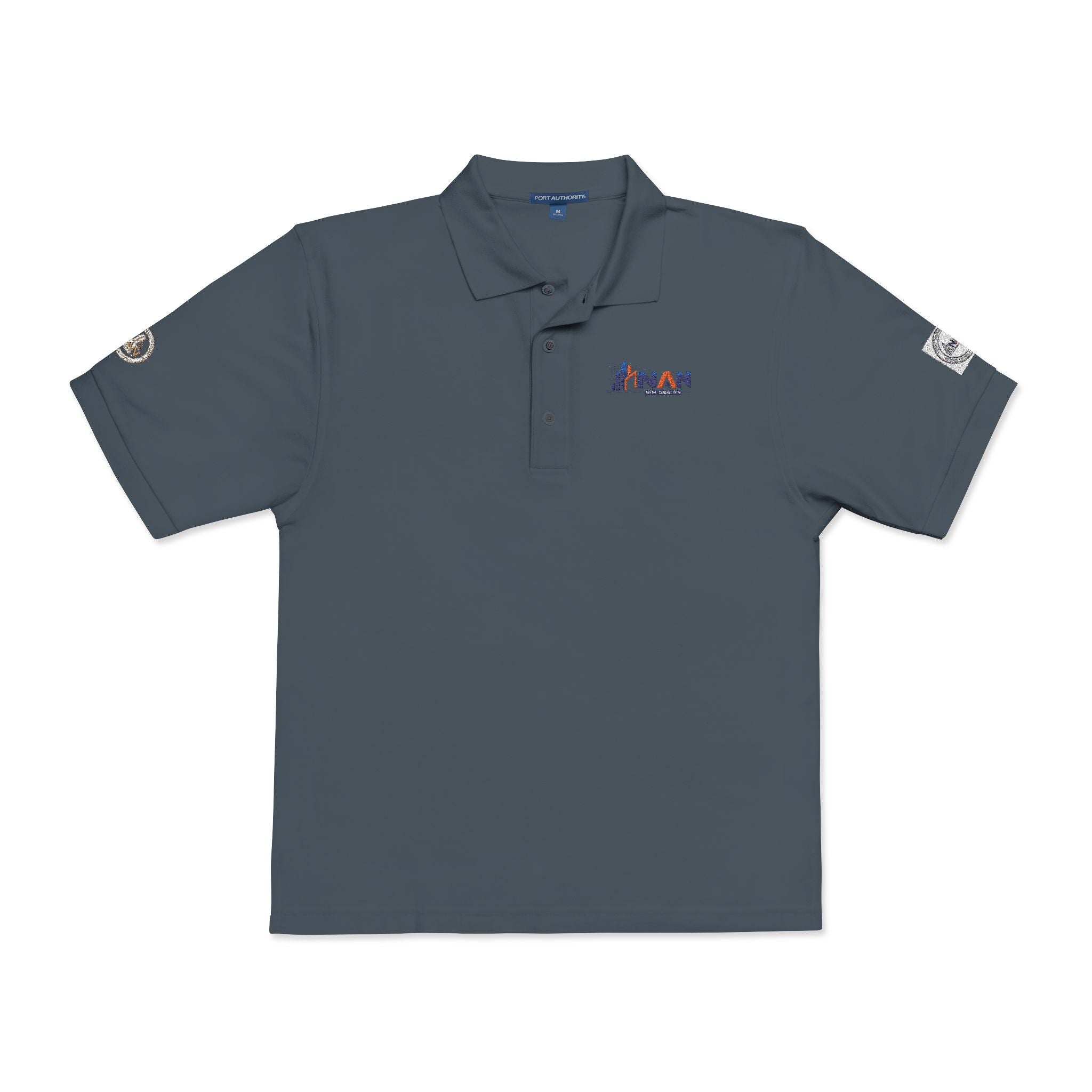 Embroidered Polo Shirt — Colorful Team Logo Work Polo