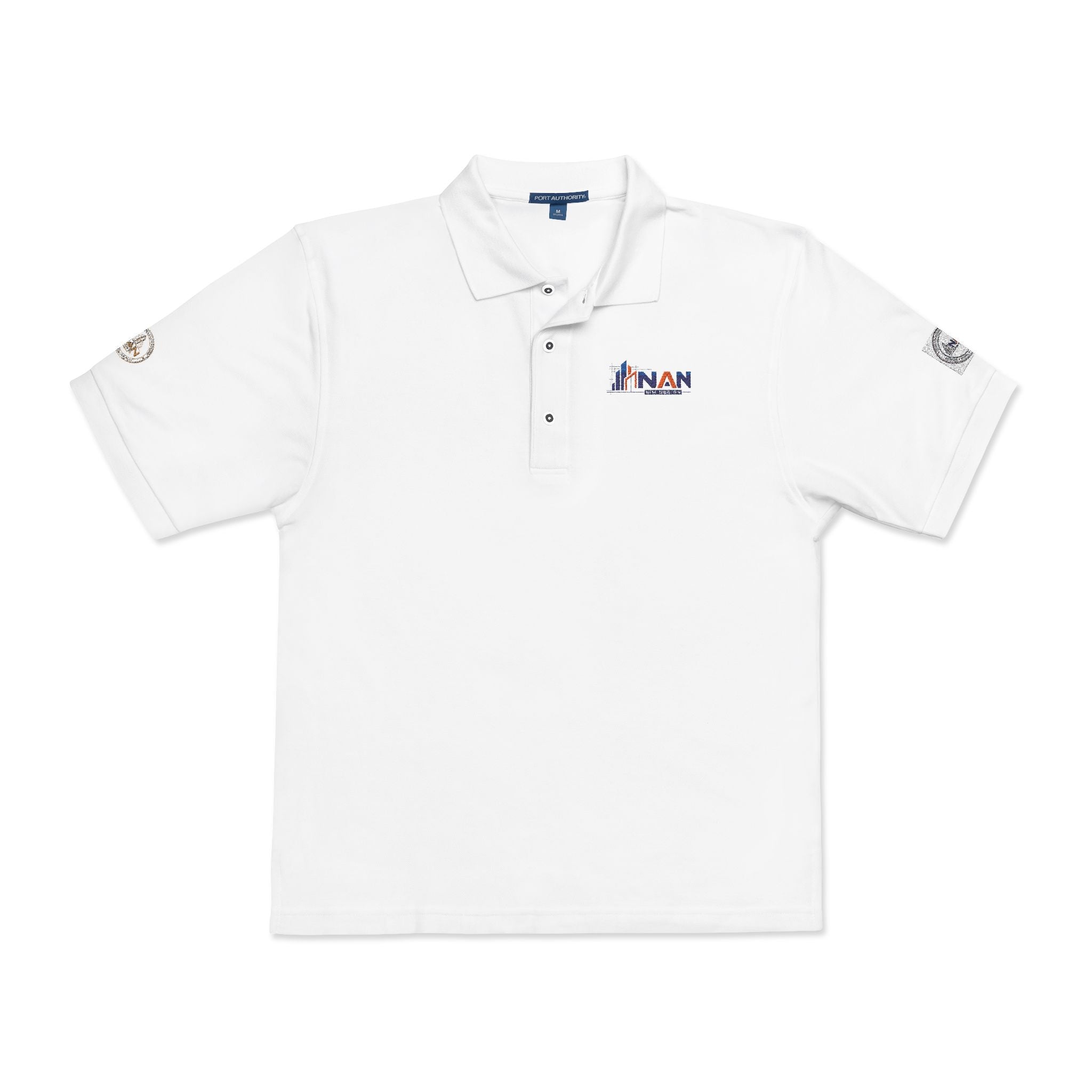Embroidered Polo Shirt — Colorful Team Logo Work Polo