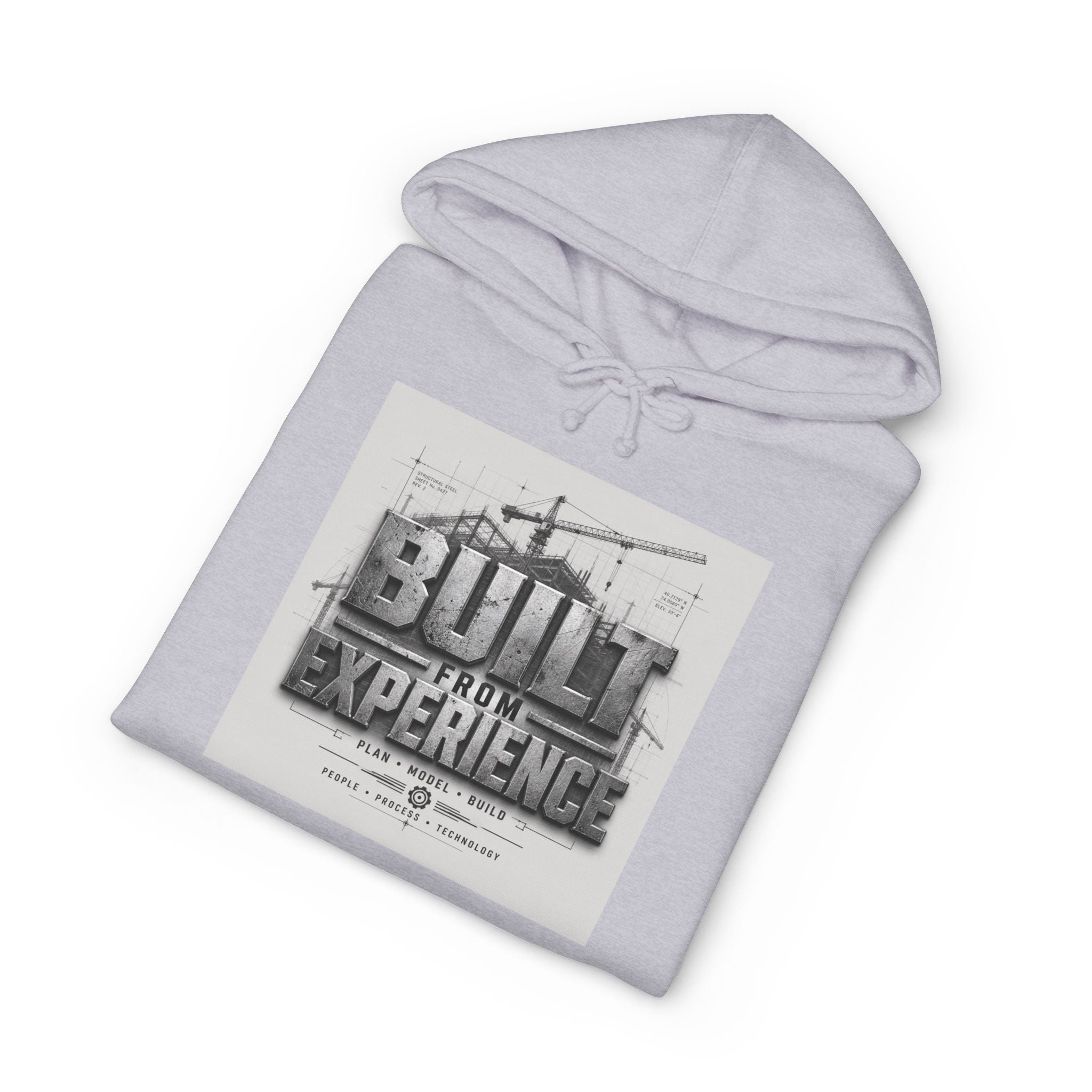 Hoodie — "Built From Experience" Minimalist Crew: Established 2026 Hooded Sweatshirt