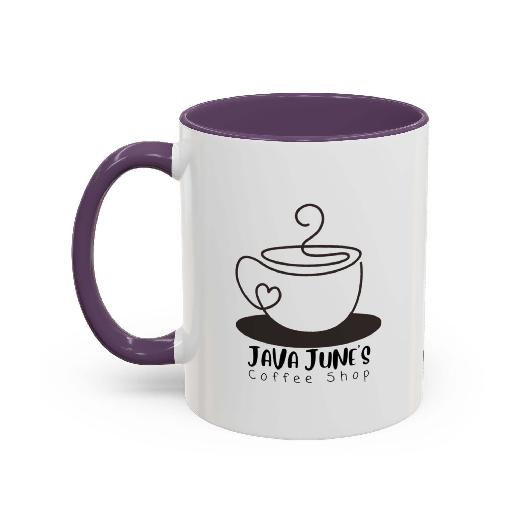 Java June’s Coffee Shop Accent Mug — 11/15oz Ceramic Coffee Cup