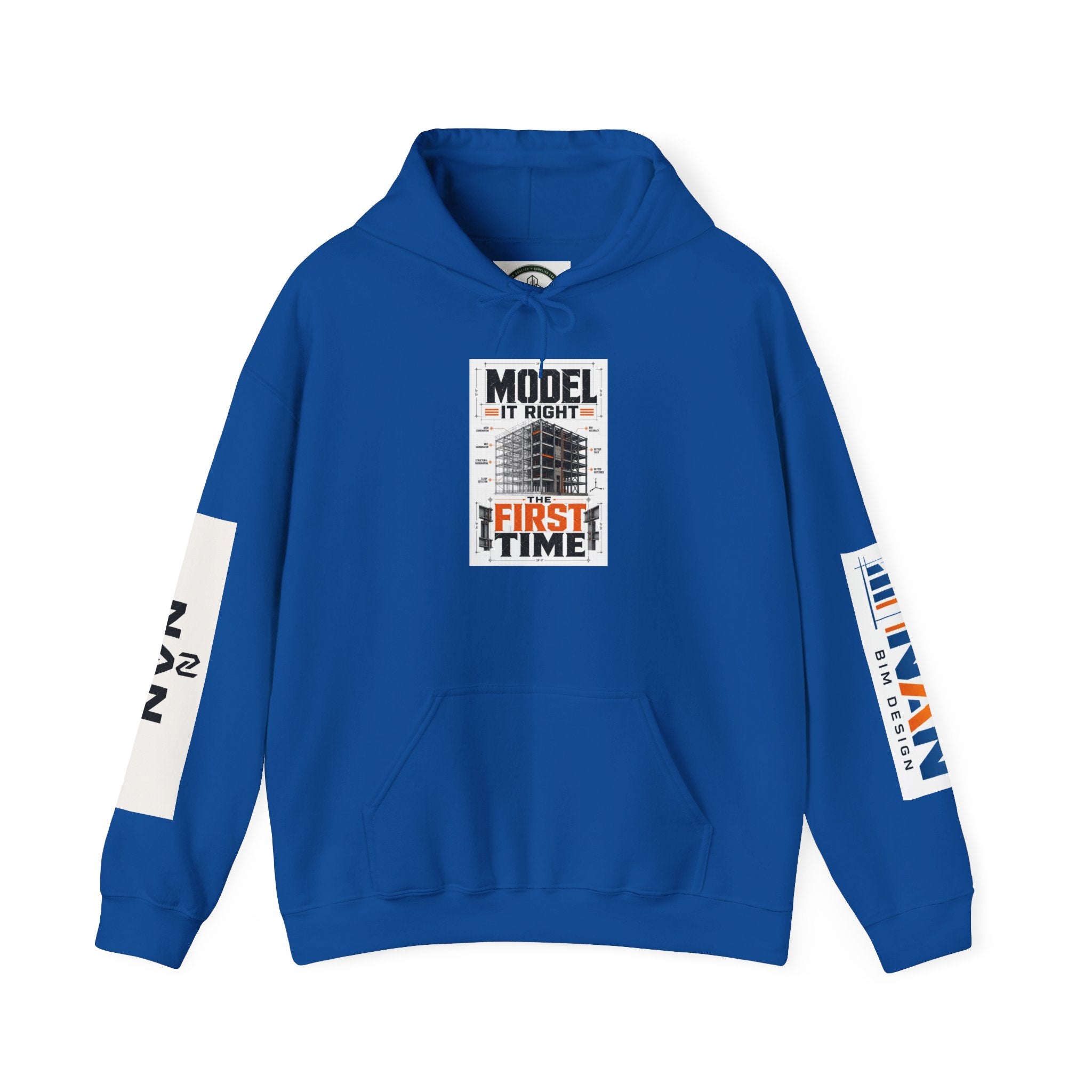 Model It Right Hoodie — NAN First Time Logo Pullover