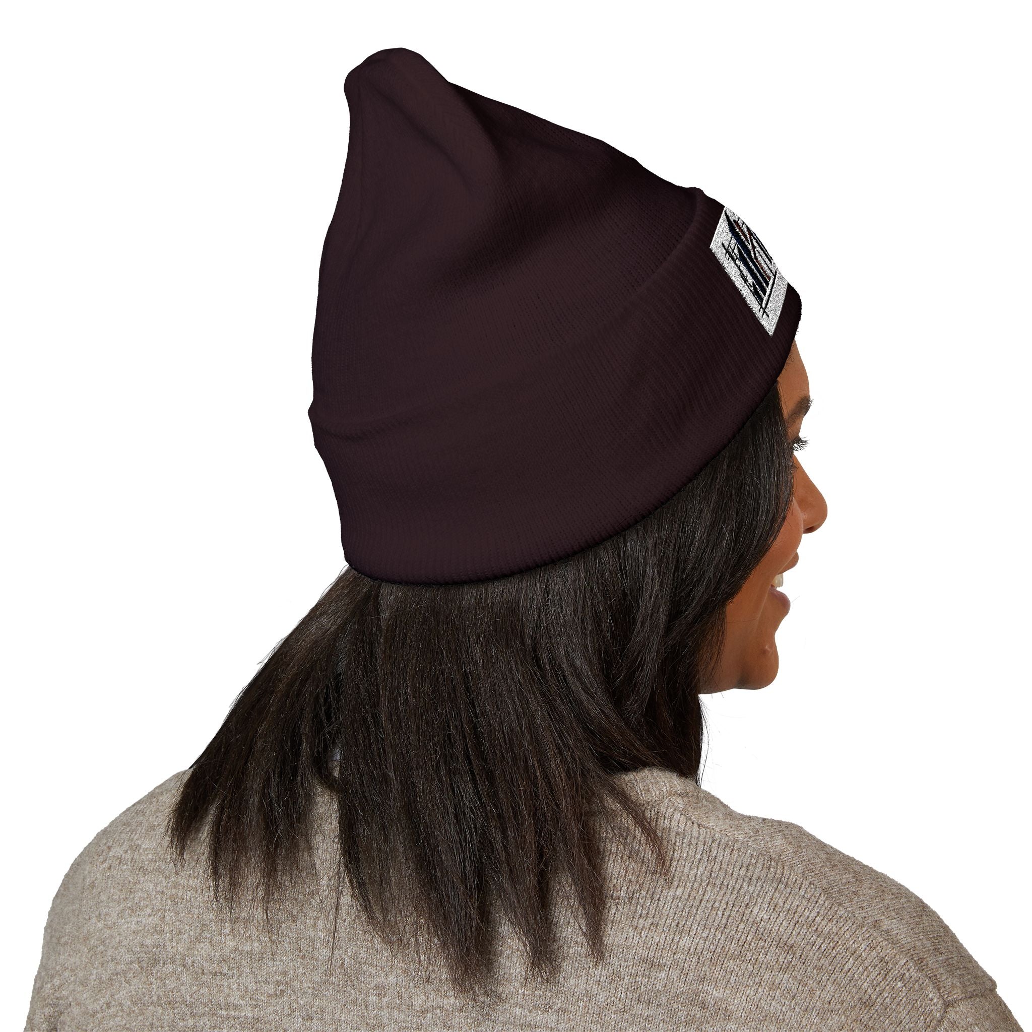Embroidered "Nan" Classic Cuffed Beanie — Cozy Winter Hat for Grandmother Gifts