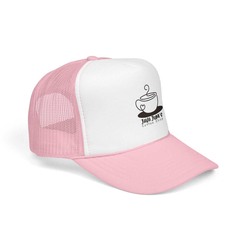 Coffee Shop Trucker Hat – Java June’s Logo Foam Cap