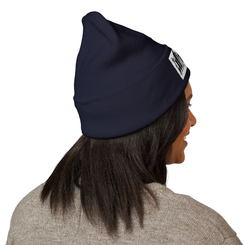 Embroidered "Nan" Classic Cuffed Beanie — Cozy Winter Hat for Grandmother Gifts