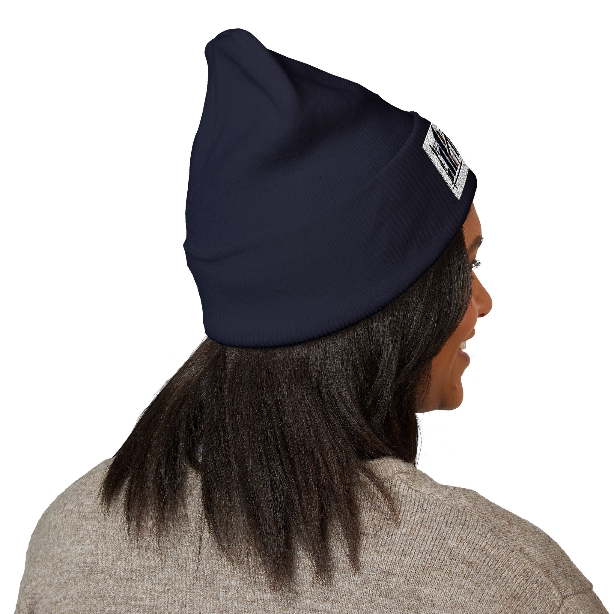 Embroidered "Nan" Classic Cuffed Beanie — Cozy Winter Hat for Grandmother Gifts
