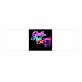 Girls Night Out Bumper Sticker — Neon Cocktail Car Decal