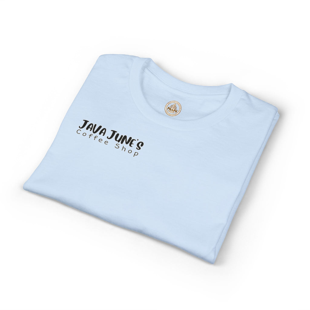 PREMIUM DRAFT Coffee Shop T-Shirt – "Java June's Coffee Shop" Logo Tee