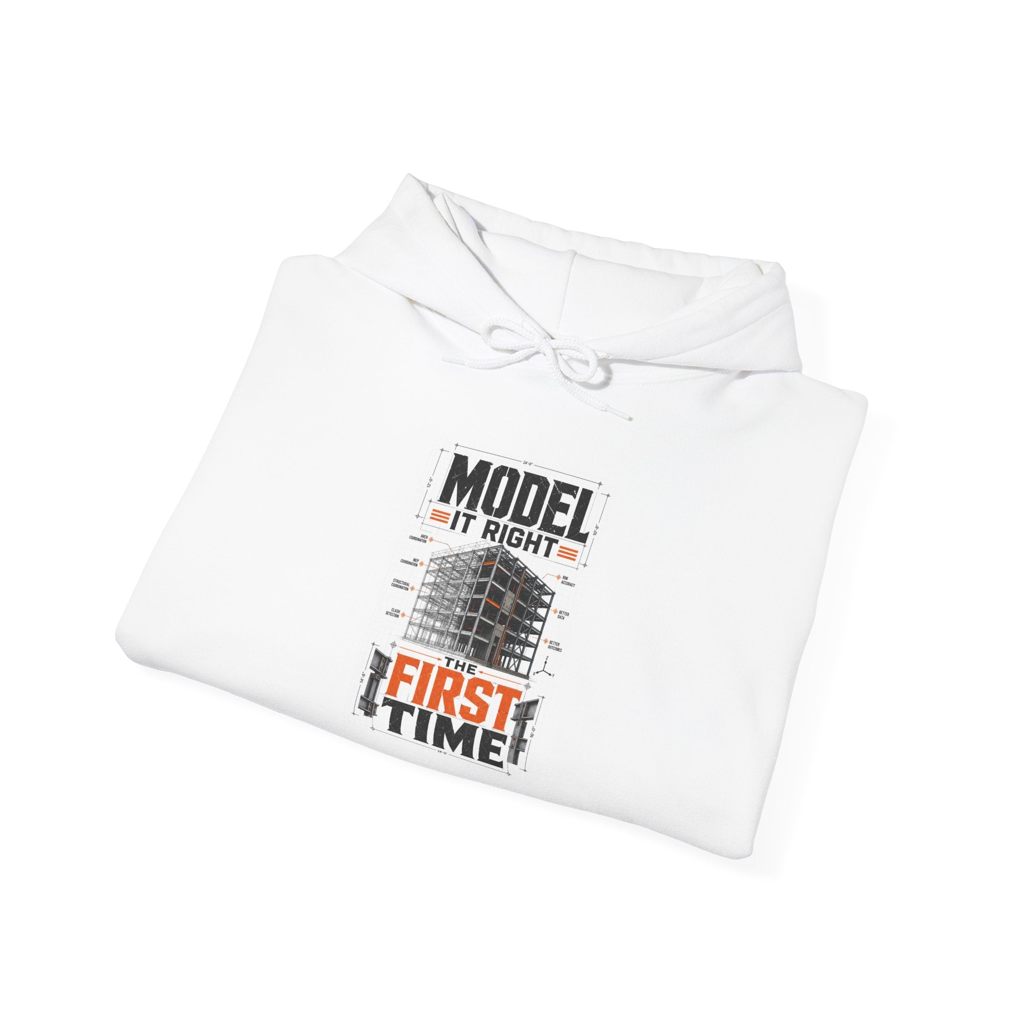 Model It Right Hoodie — NAN First Time Logo Pullover