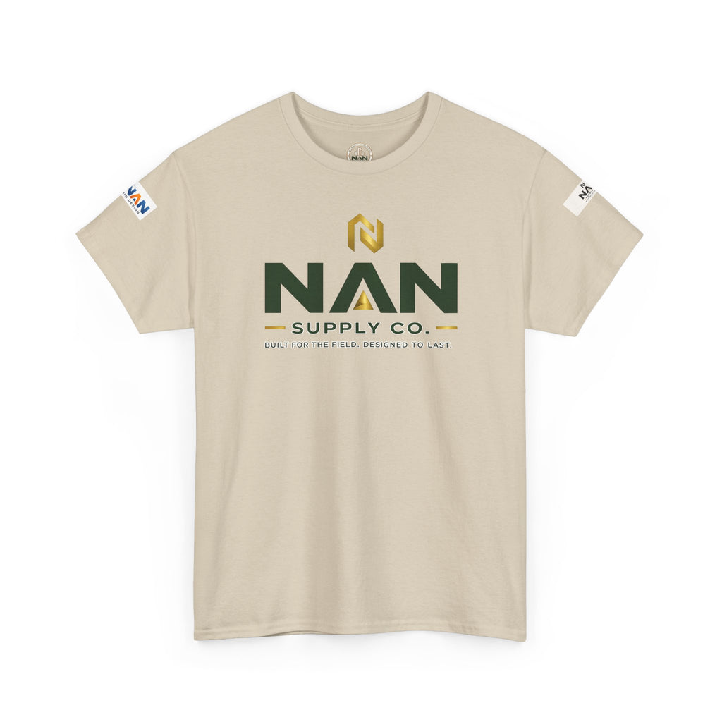 Nan Supply Co. Logo T‑Shirt — Construction Crew White Tee