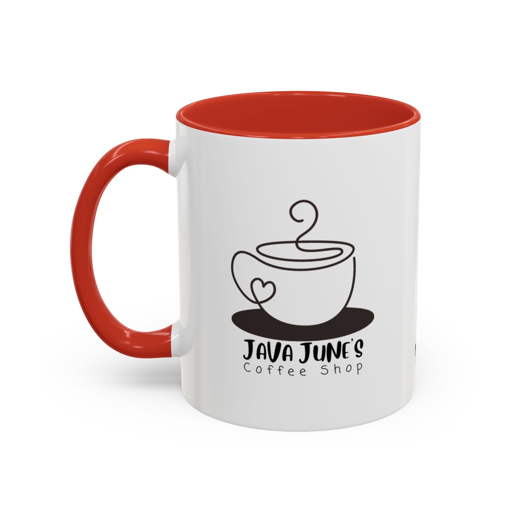 Java June’s Coffee Shop Accent Mug — 11/15oz Ceramic Coffee Cup