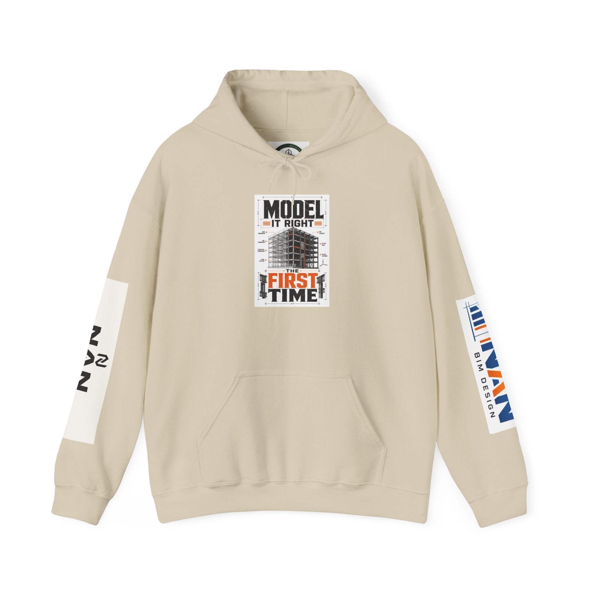 Model It Right Hoodie — NAN First Time Logo Pullover