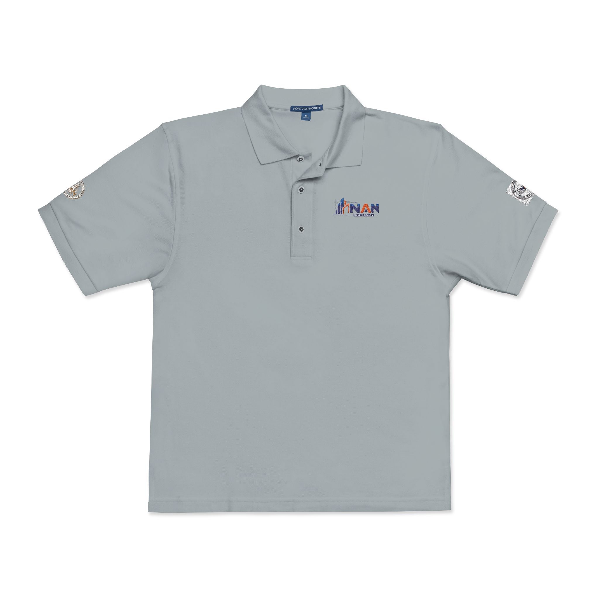 Embroidered Polo Shirt — Colorful Team Logo Work Polo