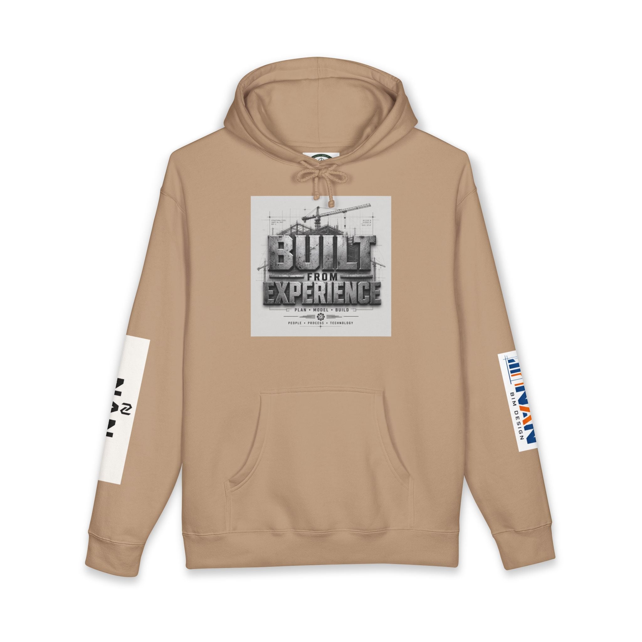 Hoodie — "Built From Experience" Minimalist Crew: Established 2026 Hooded Sweatshirt