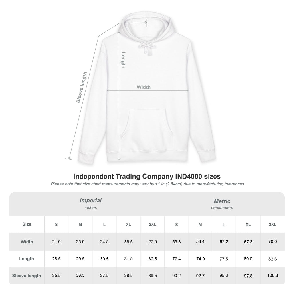 Hoodie — "Built From Experience" Minimalist Crew: Established 2026 Hooded Sweatshirt