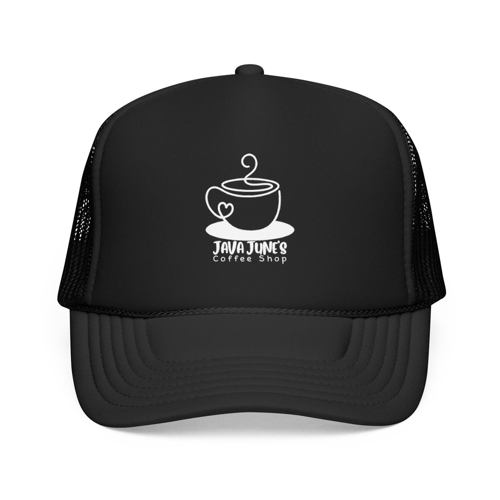 Coffee Shop Trucker Hat – Java June’s Logo Foam Cap