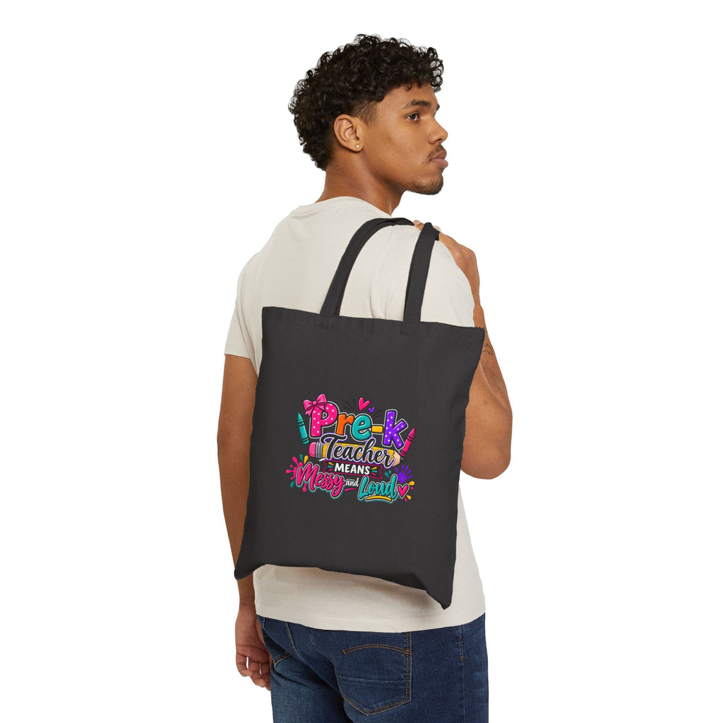 Pre-K Teacher Means Many Treats Canvas Tote