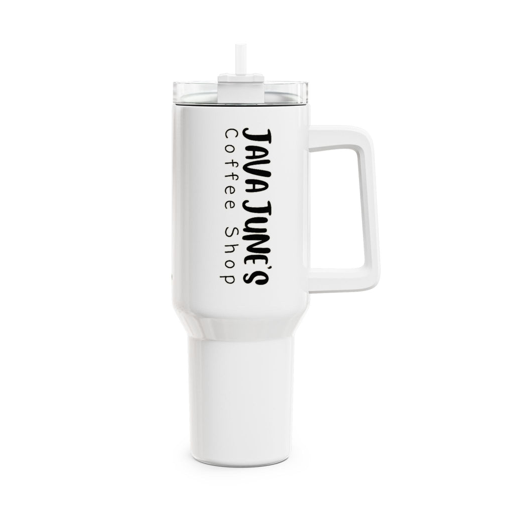 DRAFT 40oz Coffee Tumbler - Java June's Coffee Shop Insulated Travel Mug