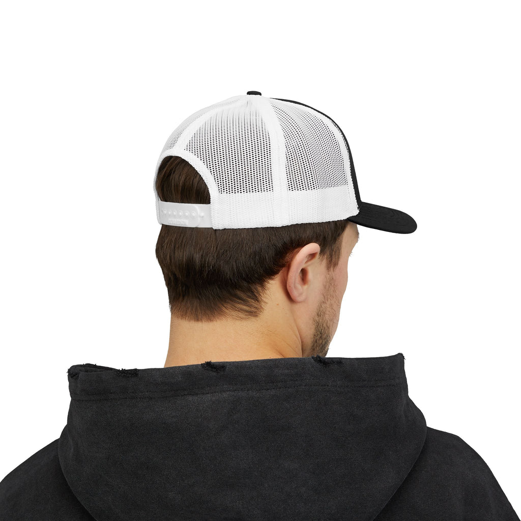Trucker Cap - 'J & J Outfitters' Leopard Logo Snapback