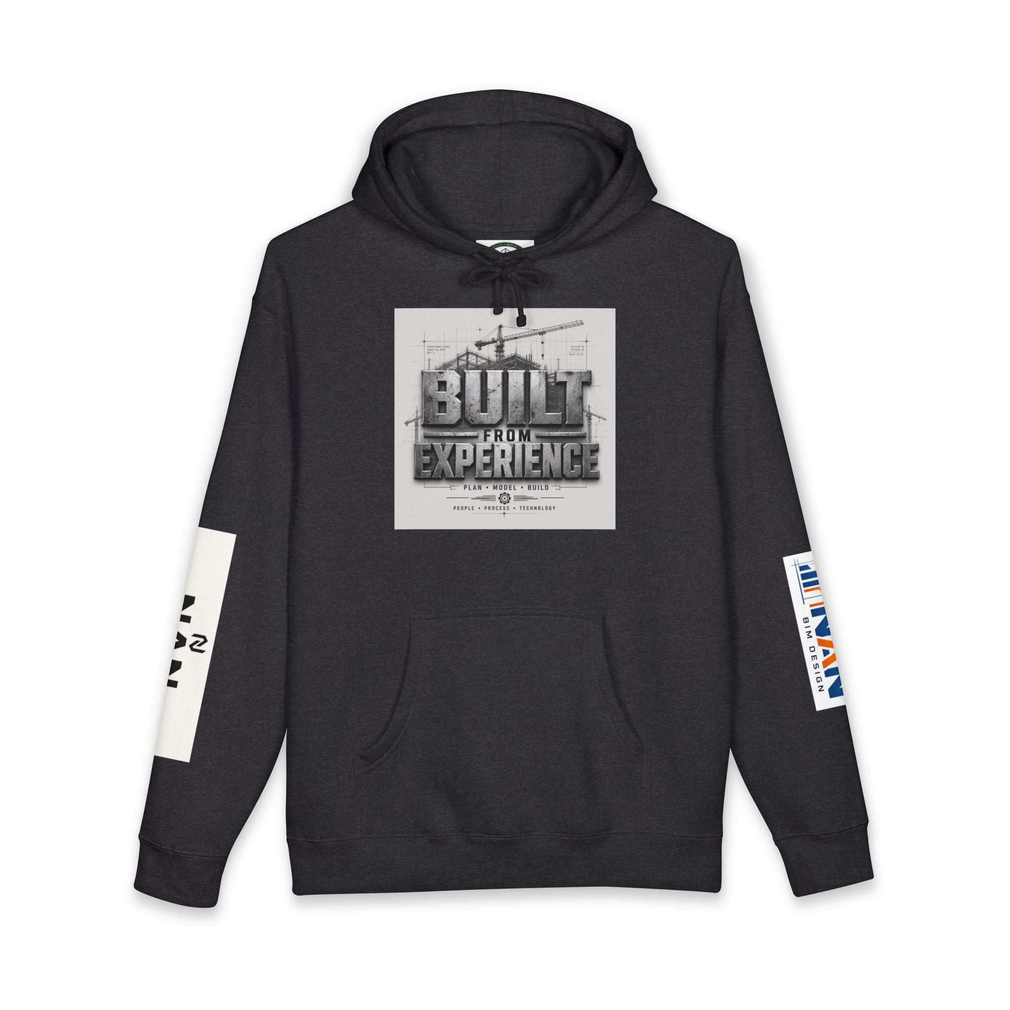 Hoodie — "Built From Experience" Minimalist Crew: Established 2026 Hooded Sweatshirt