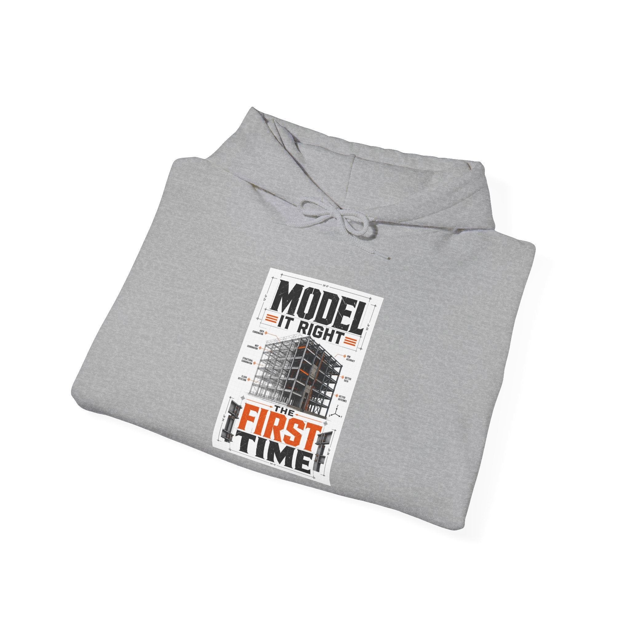 Model It Right Hoodie — NAN First Time Logo Pullover
