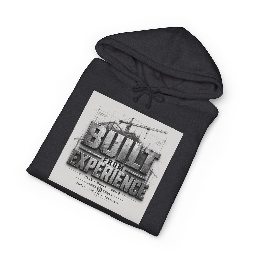 Hoodie — "Built From Experience" Minimalist Crew: Established 2026 Hooded Sweatshirt