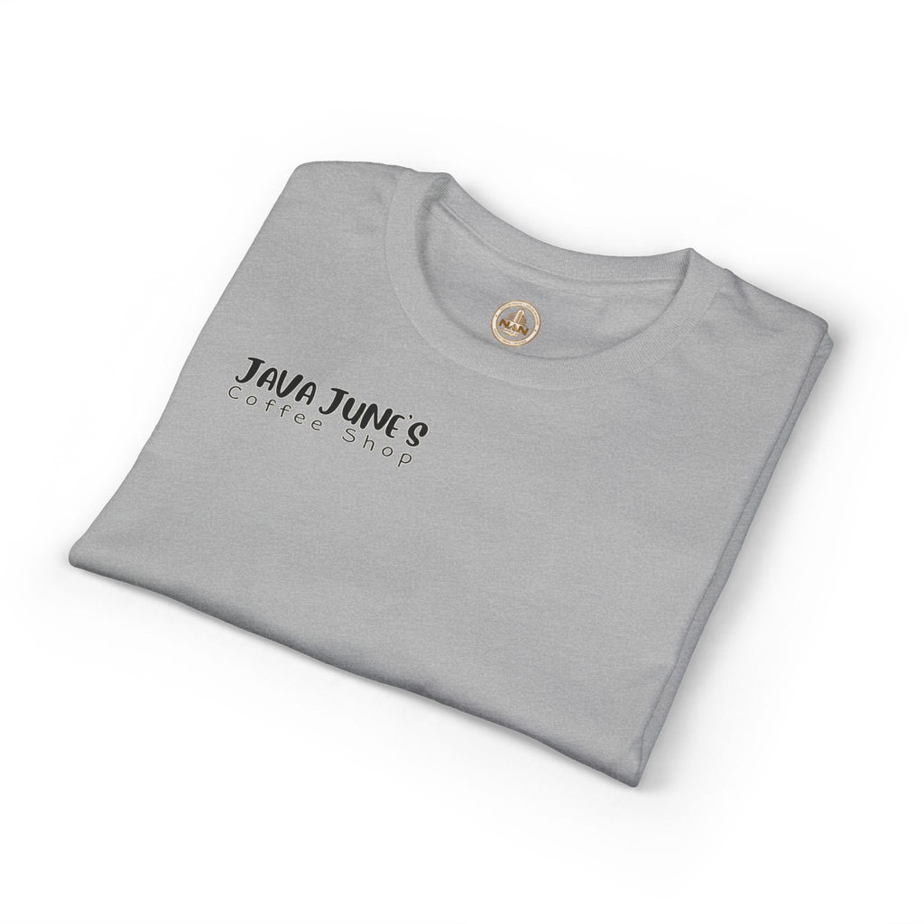 PREMIUM DRAFT Coffee Shop T-Shirt – "Java June's Coffee Shop" Logo Tee