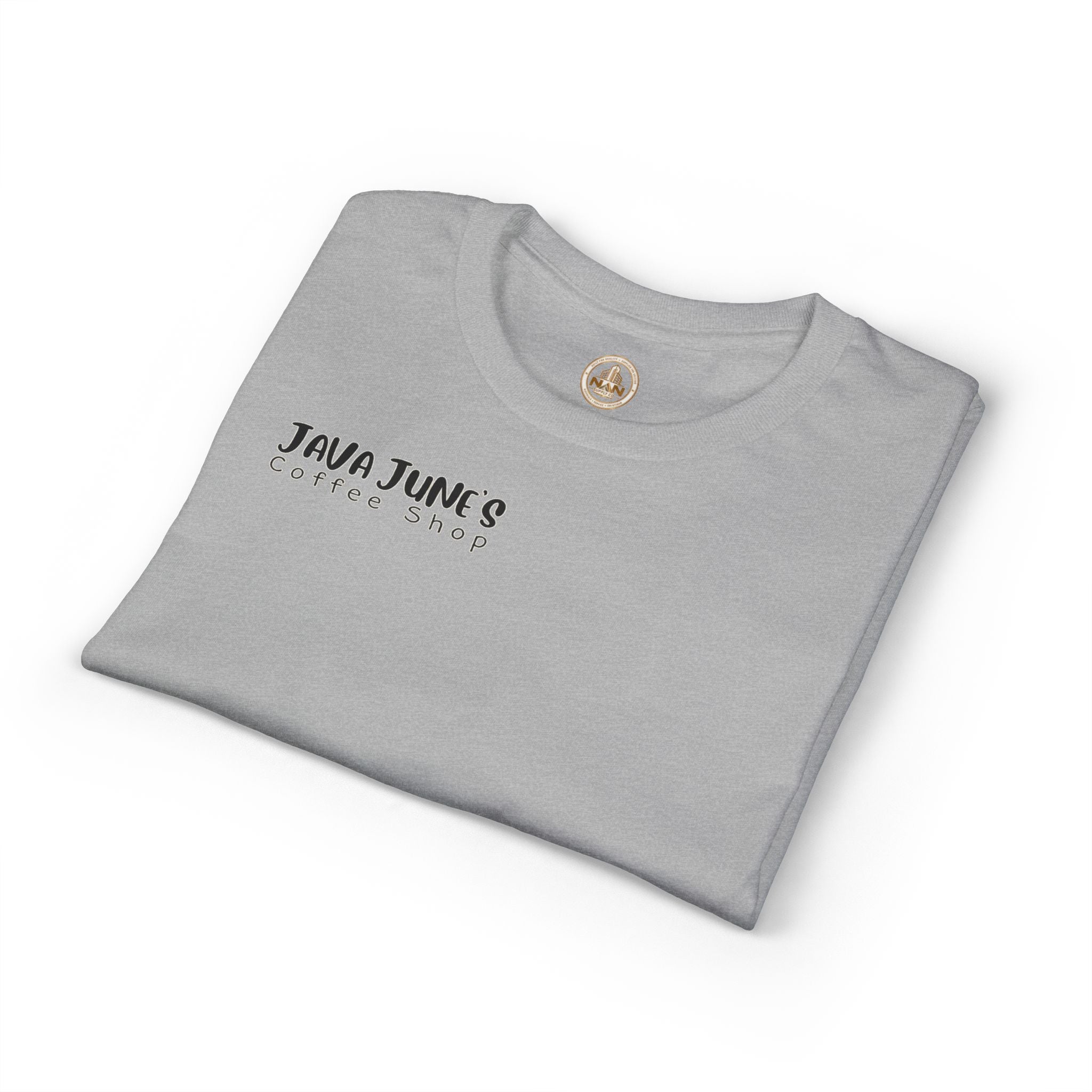 PREMIUM DRAFT Coffee Shop T-Shirt – "Java June's Coffee Shop" Logo Tee