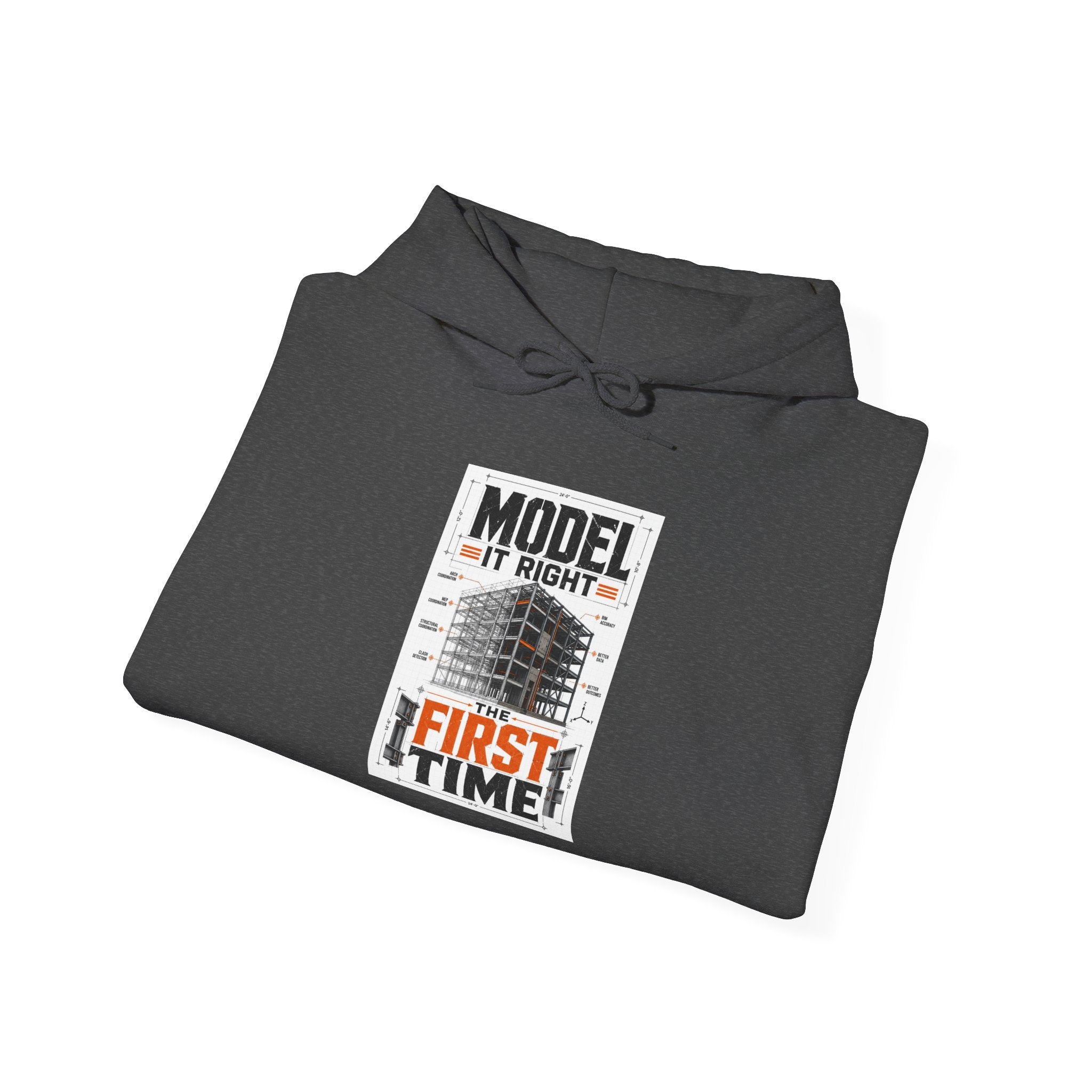 Model It Right Hoodie — NAN First Time Logo Pullover